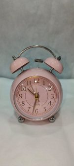 Metal Twin Bell Table Alarm Clock - Image 2