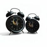 Metal Twin Bell Table Alarm Clock - Image 2